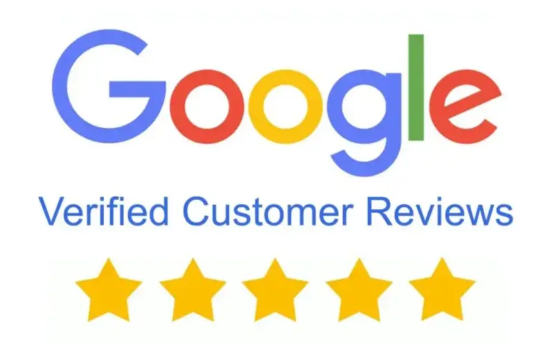 Google verified customer reviews badge